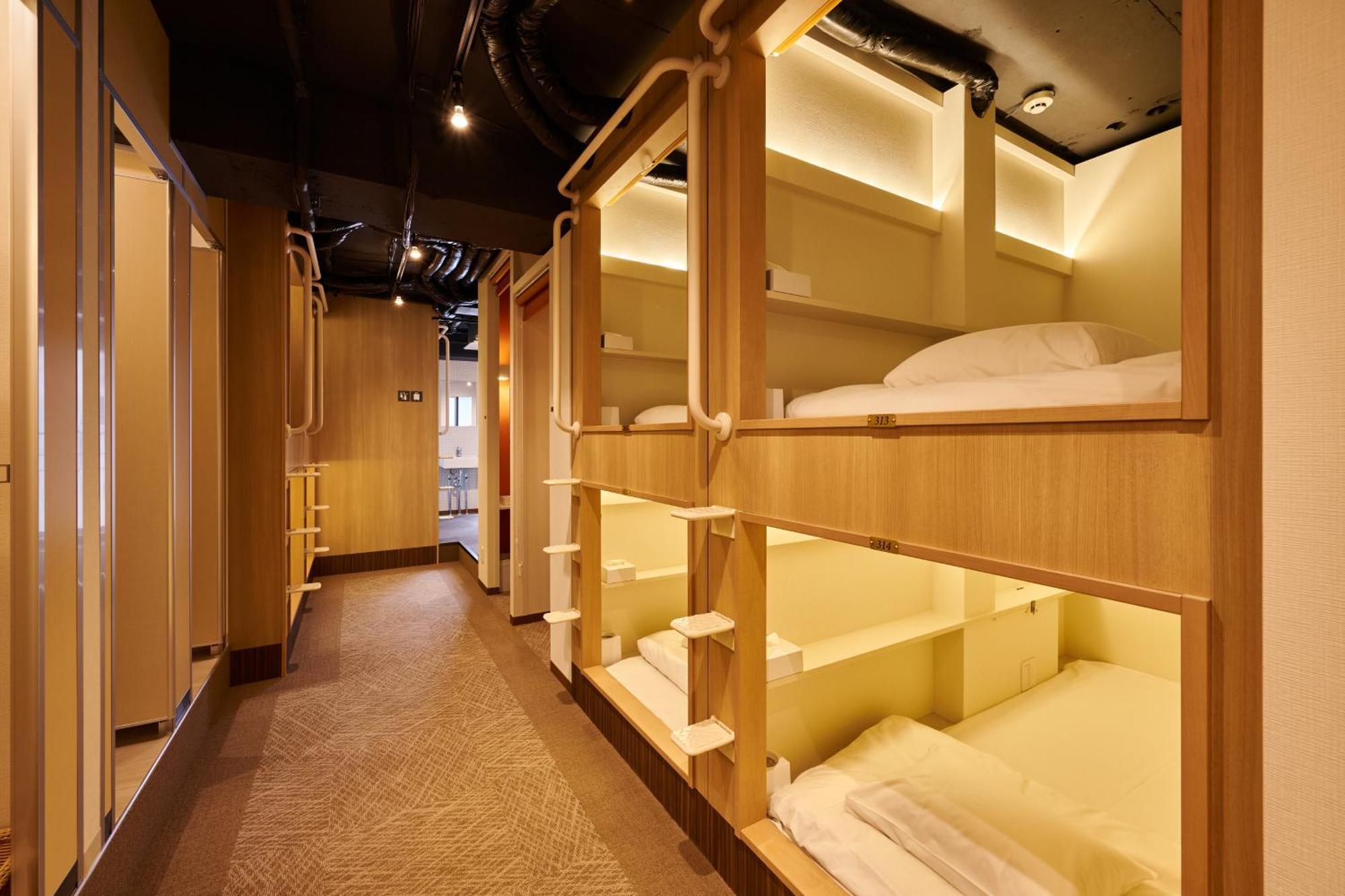 Capsule Hotel Continue Nijojokita Kyoto Buitenkant foto